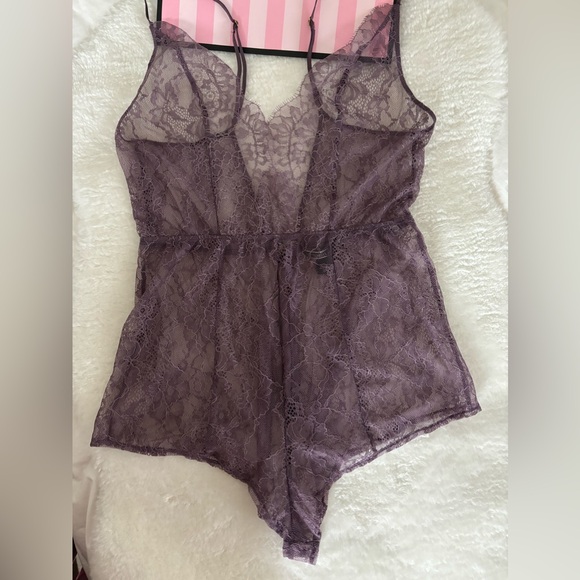 Victoria's Secret Purple Lace Chemise - Picture 3 of 8